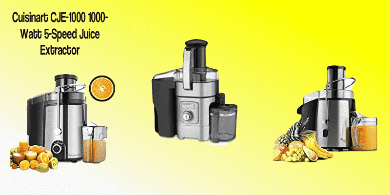 CJE-1000 1000-Watt 5-Speed Juice Extractor