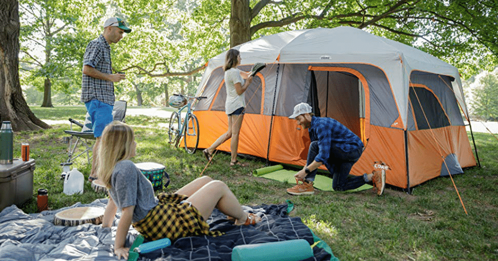 CORE 10 Person Straight Wall Cabin Tent - 14' x 10'