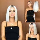 Black Hair Wigs For White Women 1