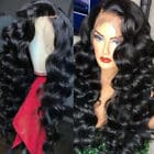 Loose Body Wave 8A Brazilian Human Hair Wig Full Lace Front Wigs Pre Plucked Sss