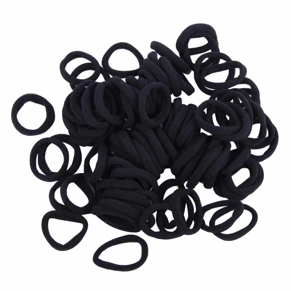 Black Hair Ties