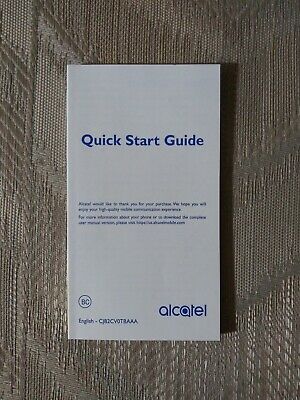 Alcatel Mobile Phone Manual