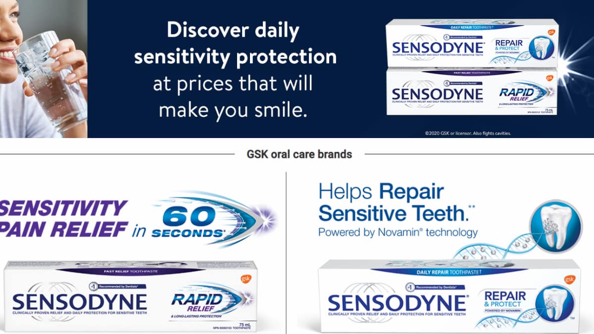 Sensodyne toothpaste