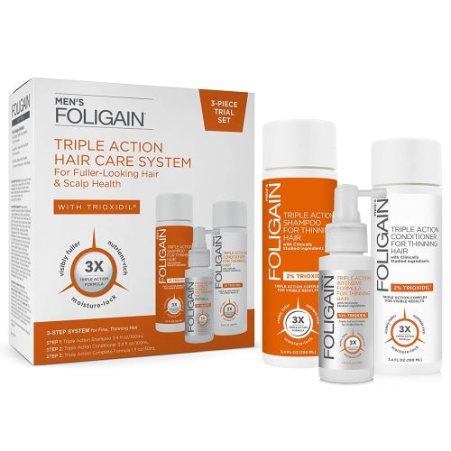 Thinning Trail Set for Men 3 Piece by Foligain
