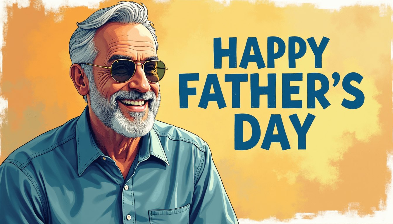 The Best Father's Day Tech Gift Ideas For 2025 a man wearing sunglasses and smiling