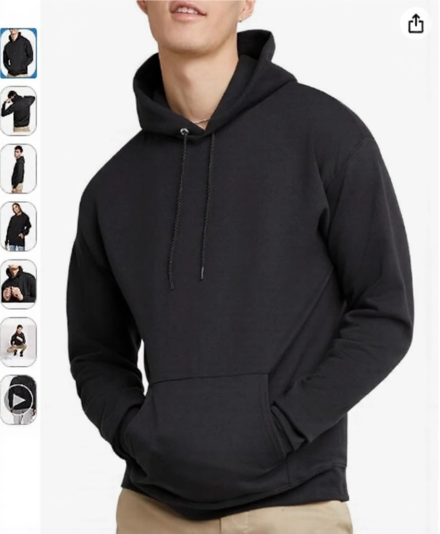 Why Amazon Black Friday Deals 2025 Save You More Money Than Any Other Store Black hoodie on model with pocket